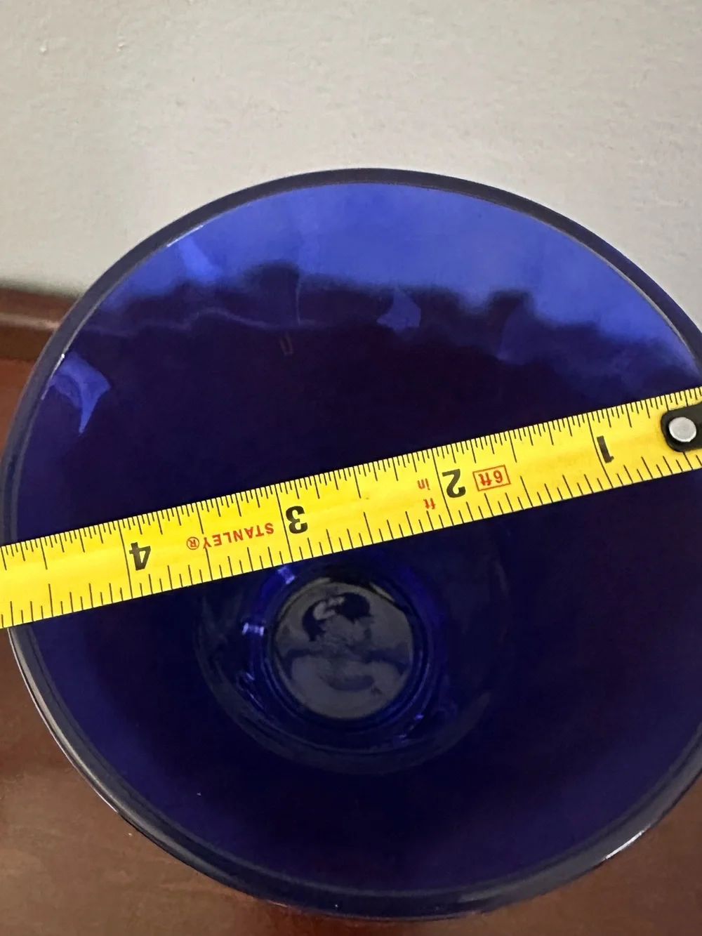 Cobalt Blue Decorative Glass Vase - Home Accents